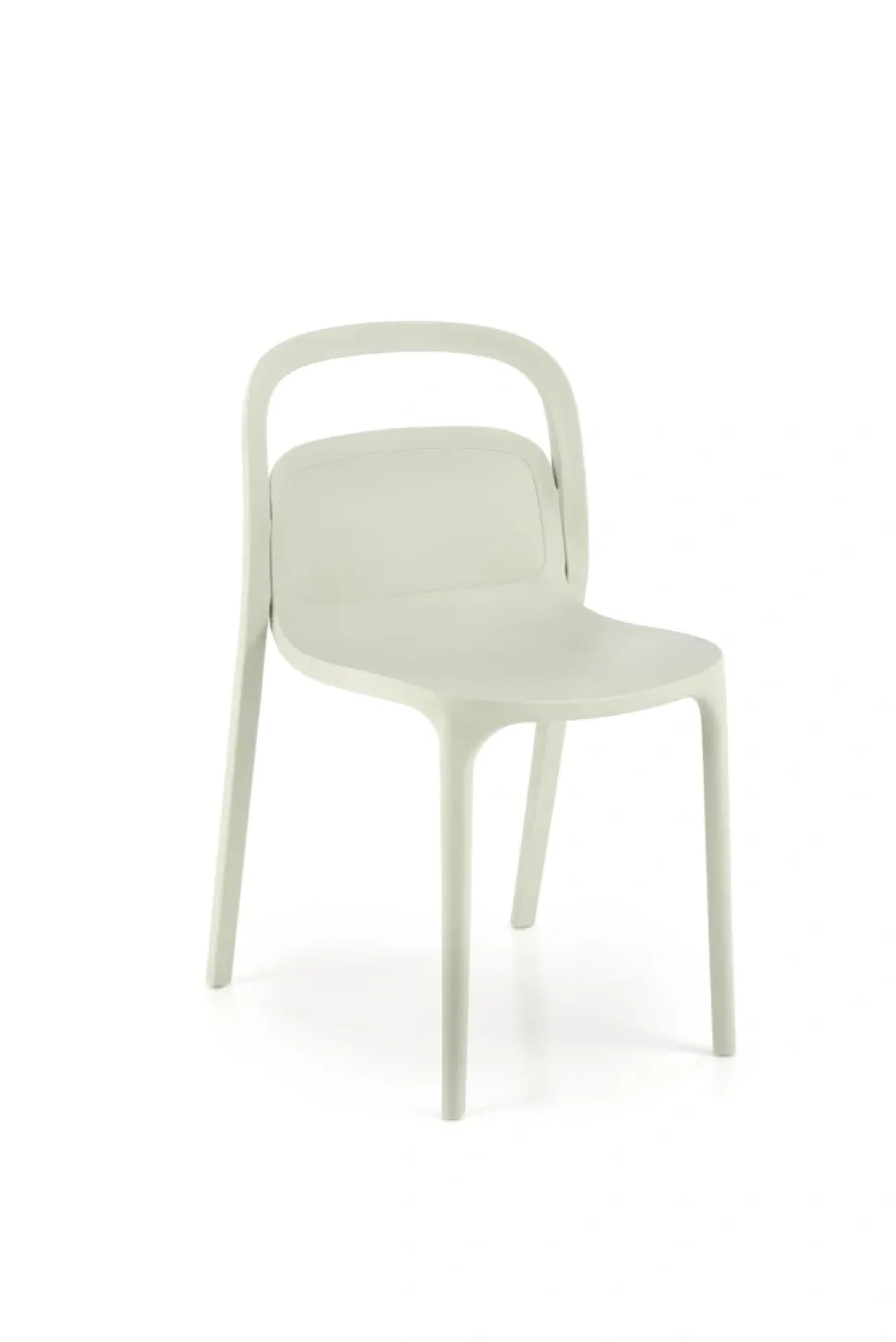 K490 krzesło plastik miętowy(1p=4szt)1 sztuka