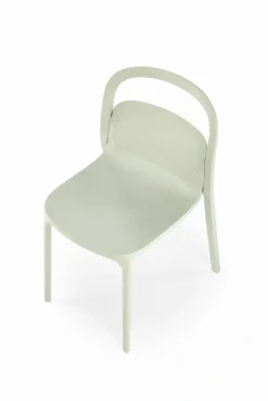 K490 krzesło plastik miętowy(1p=4szt)1 sztuka