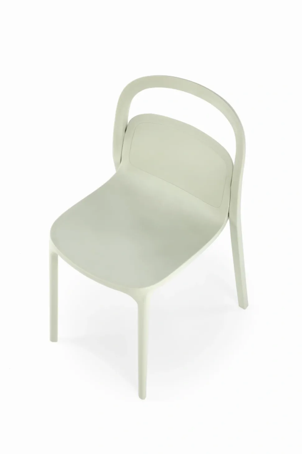 K490 krzesło plastik miętowy(1p=4szt)1 sztuka