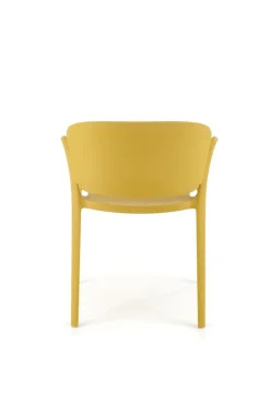 K491 krzesło plastik musztardowy (1p=4szt)1 sztuka