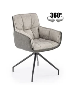 K523 krzesło popielaty / ciemny popiel (1p=2szt)1 sztuka