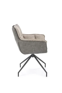 K523 krzesło popielaty / ciemny popiel (1p=2szt)1 sztuka