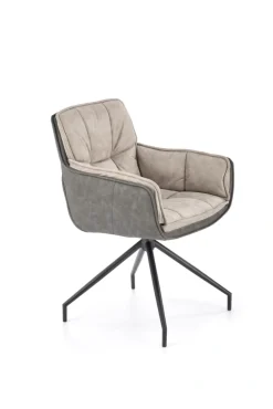 K523 krzesło popielaty / ciemny popiel (1p=2szt)1 sztuka