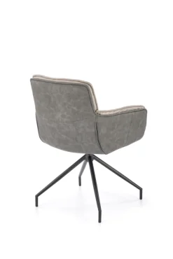 K523 krzesło popielaty / ciemny popiel (1p=2szt)1 sztuka