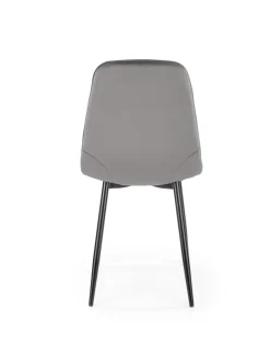 K417 krzesło popielaty velvet (1p=4szt)1 sztuka