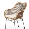 K336 krzesło rattan naturalny (1p=1szt)1 sztuka