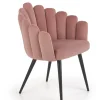 K410 krzesło różowy velvet (1p=1szt)1 sztuka