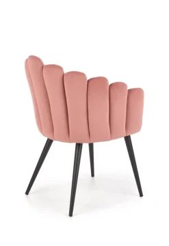 K410 krzesło różowy velvet (1p=1szt)1 sztuka