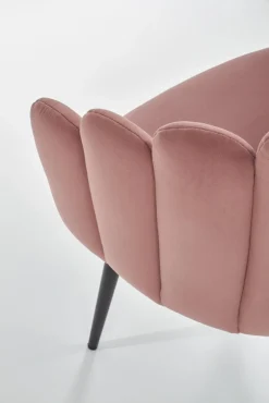 K410 krzesło różowy velvet (1p=1szt)1 sztuka