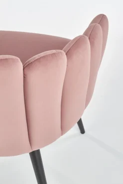 K410 krzesło różowy velvet (1p=1szt)1 sztuka