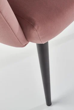 K410 krzesło różowy velvet (1p=1szt)1 sztuka