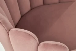 K410 krzesło różowy velvet (1p=1szt)1 sztuka