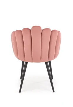 K410 krzesło różowy velvet (1p=1szt)1 sztuka