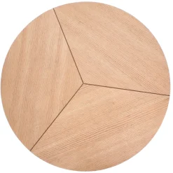 KARIDA ława dąb naturalny/czarny (1p=1szt)1 sztuka