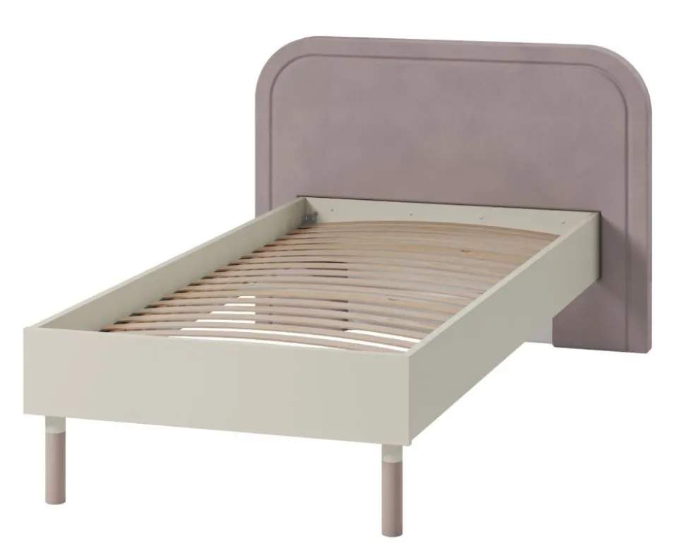 Łóżko drewniane 90 ze stelażem Lenart Harmony HR-08