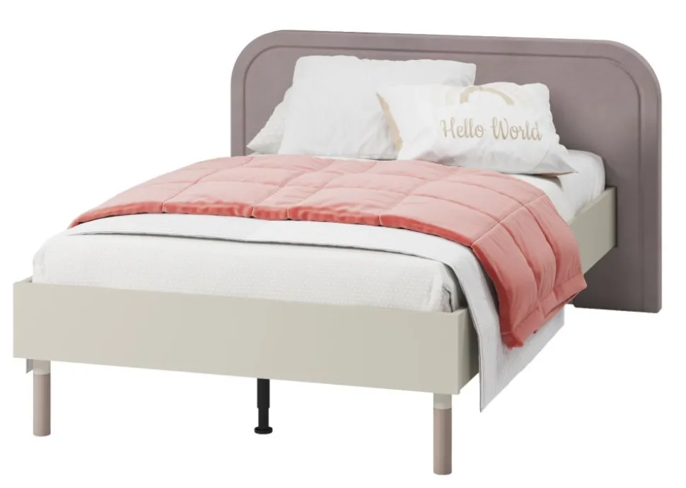 Łóżko drewniane 120 ze stelażem Lenart Harmony HR-09