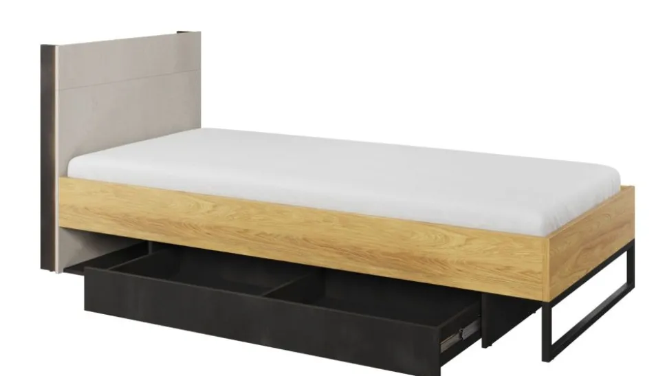 Łóżko młodzieżowe 90 Lenart Teen Flex TF-16