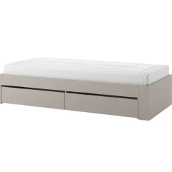 Łóżko młodzieżowe 90x205-248 cm Lenart Woow WO-12 dla nastolatka kolor clay grey