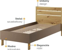 Łóżko młodzieżowe 90x200 Lenart Lenny LY-10