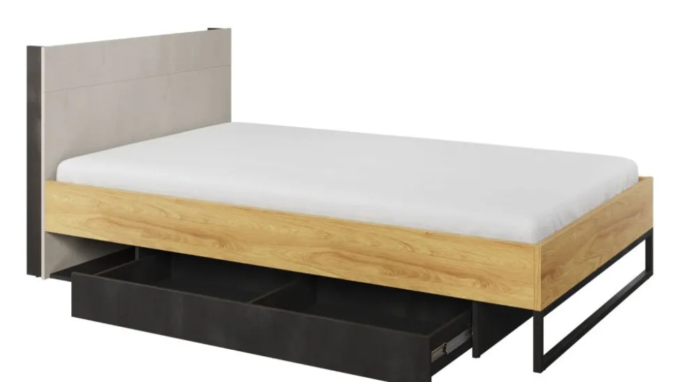 Łóżko młodzieżowe 120x200 Lenart Teen Flex TF-17