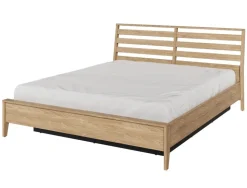 Łóżko 180x200 z pojemnikiem na pościel Lenart Cozy CZ-02(180) dąb olejowany