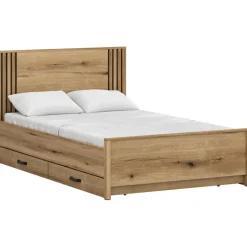 Łóżko z lamelami 120cm Mebelbos HELIX