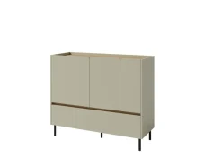 Komoda 120 cm z szafką i szufladami do pokoju Luca LC8 eukaliptus