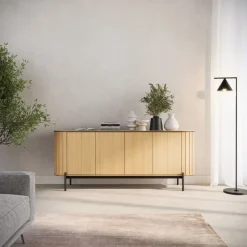 Komoda półokrągła Rotto RT-03 dąb vincenza/eukaliptus