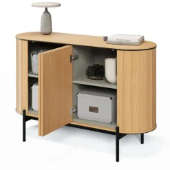 Komoda półokrągła Rotto RT-02 dąb vincenza/eukaliptus