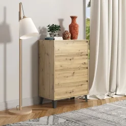 Komoda z czterema szufladami, dąb artisan BORG