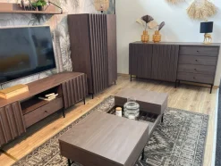 Komoda z lamelami do salonu Lenart Piemonte PE-05