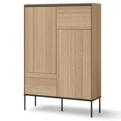 Komoda z szafkami Lenart VISSO VI-02 dąb linearny