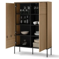Komoda z szafkami Lenart VISSO VI-02 dąb linearny