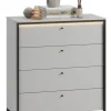 Komoda z szufladami szara Lenart Gris GS-03