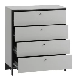 Komoda z szufladami szara Lenart Gris GS-03