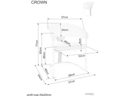 Krzesło Crown Velvet