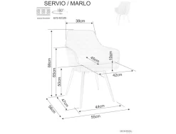 Krzesło Servio Brego