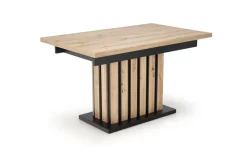 LAMELLO stół rozkładany 160-210/90 cm dąb artisan/czarny (2p=1szt)1 sztuka