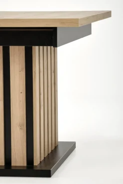 LAMELLO stół rozkładany 160-210/90 cm dąb artisan/czarny (2p=1szt)1 sztuka