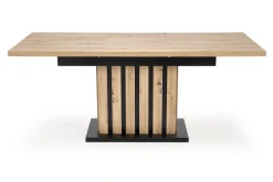 LAMELLO stół rozkładany 160-210/90 cm dąb artisan/czarny (2p=1szt)1 sztuka