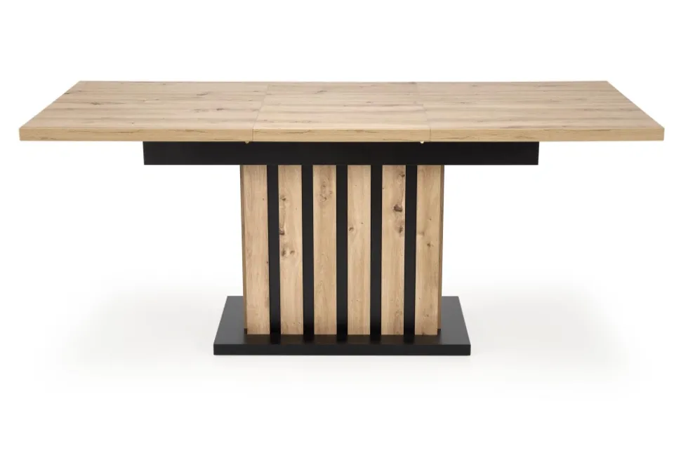 LAMELLO stół rozkładany 160-210/90 cm dąb artisan/czarny (2p=1szt)1 sztuka