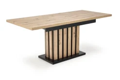 LAMELLO stół rozkładany 160-210/90 cm dąb artisan/czarny (2p=1szt)1 sztuka