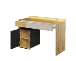Lenart biurko Qubic QB-08 w stylu nowoczesnym