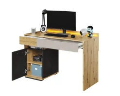 Lenart biurko Qubic QB-08 w stylu nowoczesnym