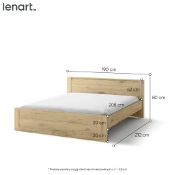Lenart łóżko 180 Idea ID-08 sanremo