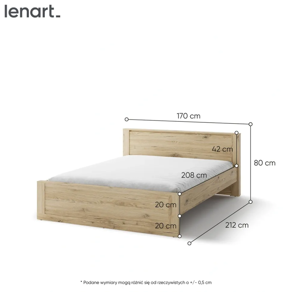 Lenart łóżko 160 Idea ID-08 sanremo