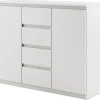 Lenart komoda Idea ID-04 biała w stylu nowoczesnym