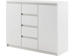 Lenart komoda Idea ID-04 biała w stylu nowoczesnym