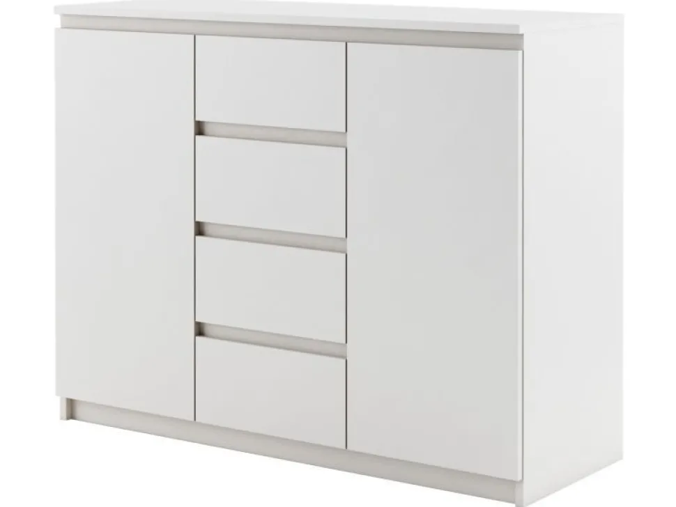 Lenart komoda Idea ID-04 biała w stylu nowoczesnym