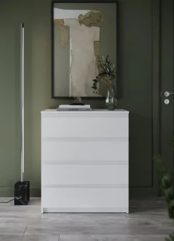 Lenart komoda Idea ID-06 biała w stylu nowoczesnym